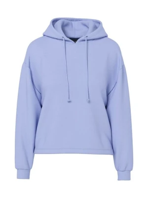 Bluza z kapturem Pieces liliowy