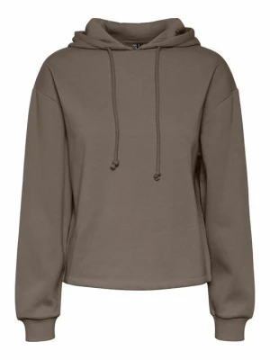 Bluza z kapturem Pieces oliwkowy