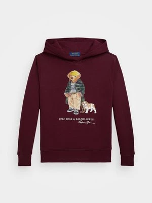 Bluza z kapturem Polo Ralph Lauren bordowy