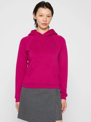 Bluza z kapturem Polo Ralph Lauren różowy melanż