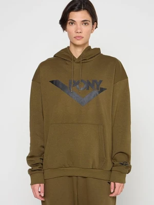 Bluza z kapturem Pony oliwkowy