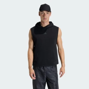 Bluza z kapturem PrimeLift Workout Sleeveless Adidas czarny