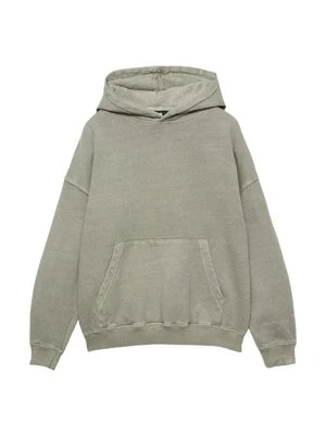 Bluza z kapturem PULL&BEAR szary