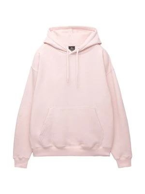 Bluza z kapturem PULL&BEAR różowy