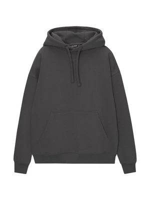 Bluza z kapturem PULL&BEAR ciemnoszary