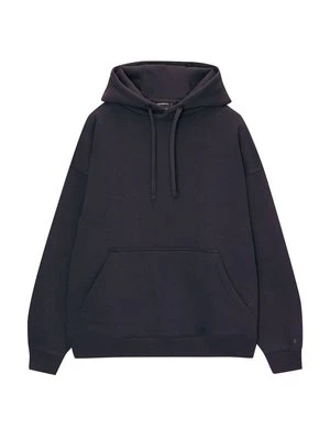 Bluza z kapturem PULL&BEAR granatowy