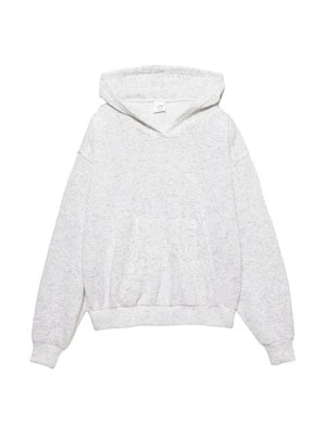 Bluza z kapturem PULL&BEAR jasnoszary