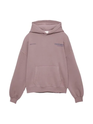 Bluza z kapturem PULL&BEAR mauve