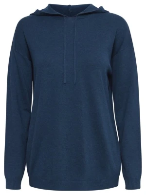 Bluza z kapturem PULZ niebieski