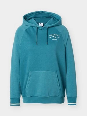 Bluza z kapturem Puma petrol