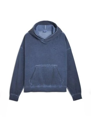 Bluza z kapturem Puma niebieski