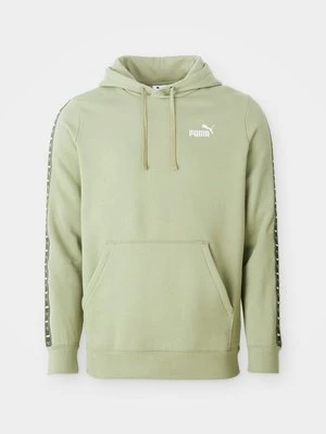 Bluza z kapturem Puma oliwkowy