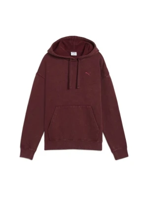 Bluza z kapturem Puma bordowy