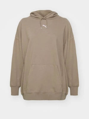 Bluza z kapturem Puma brązowy