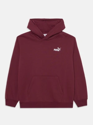 Bluza z kapturem Puma ciemnoczerwony