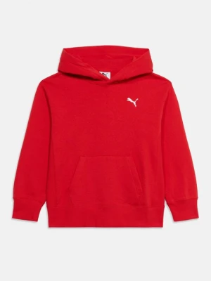 Bluza z kapturem Puma czerwony