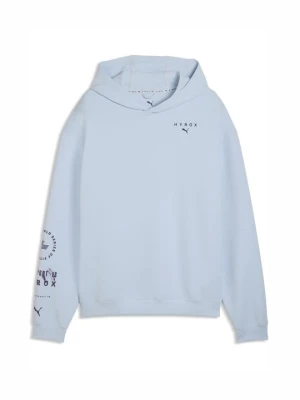 Bluza z kapturem Puma jasnoniebieski