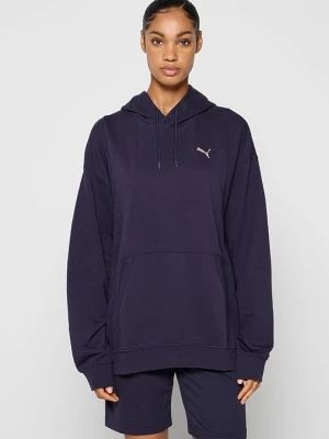 Bluza z kapturem Puma niebieski