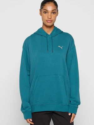 Bluza z kapturem Puma petrol