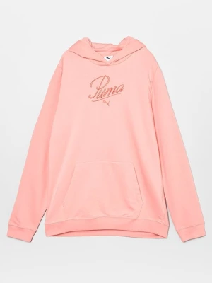 Bluza z kapturem Puma różowy