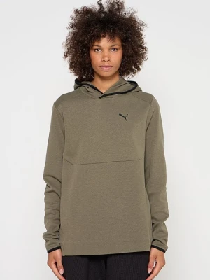 Bluza z kapturem Puma zielony