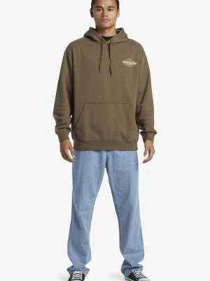 Bluza z kapturem Quiksilver brązowy