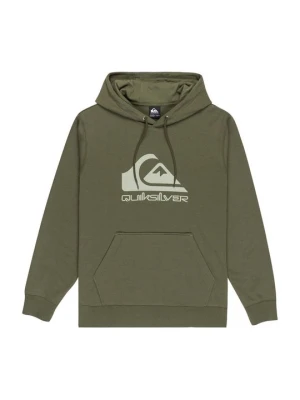 Bluza z kapturem Quiksilver ciemnozielony