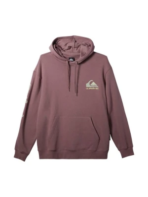 Bluza z kapturem Quiksilver fioletowy