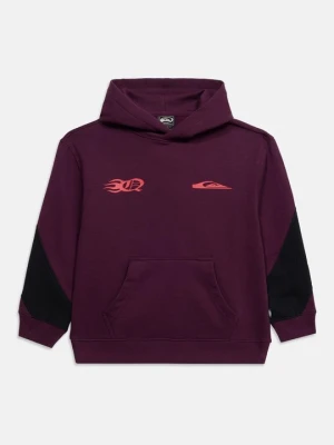 Bluza z kapturem Quiksilver jagodowy