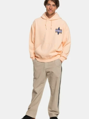 Bluza z kapturem Quiksilver pomarańczowy