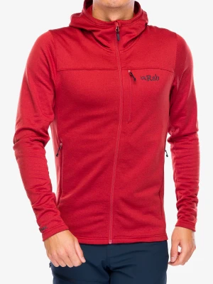 Bluza z kapturem Rab Graviton Hoody - tuscan red