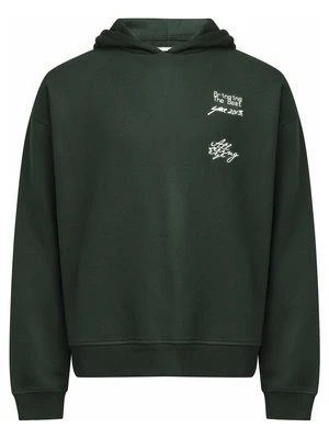 Bluza z kapturem Redefined Rebel ciemnozielony