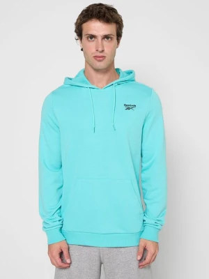 Bluza z kapturem Reebok turkusowy