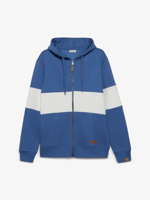 Bluza z kapturem, regular fit BonPrix niebieski