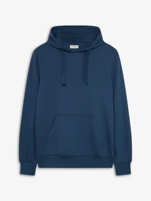 Bluza z kapturem, regular fit BonPrix niebieski