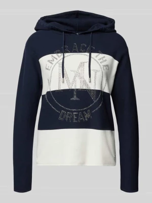 Bluza z kapturem Regular Fit z czystej bawełny monari