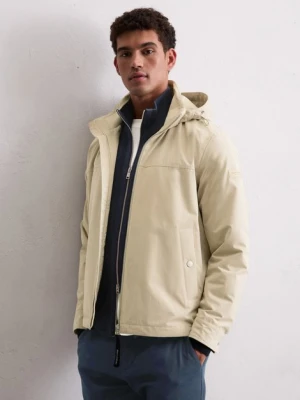 Bluza z kapturem regular Marc O'Polo béžová