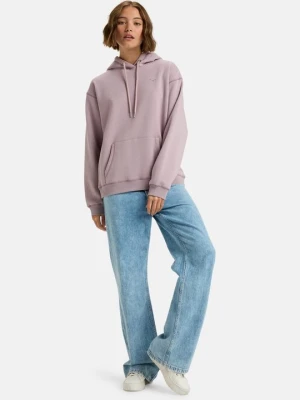 Bluza z kapturem Roxy fioletowy