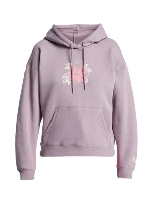 Bluza z kapturem Roxy liliowy