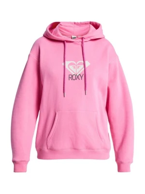 Bluza z kapturem Roxy różowy