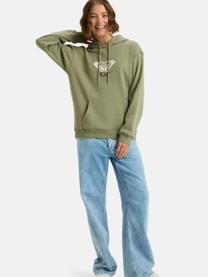 Bluza z kapturem Roxy zielony