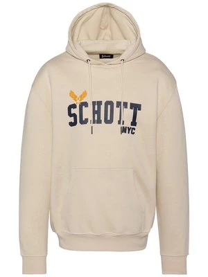 Bluza z kapturem Schott beżowy