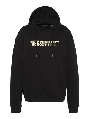 Bluza z kapturem Schott czarny