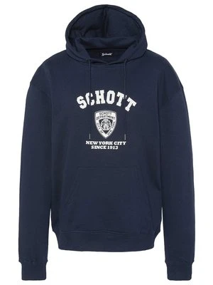 Bluza z kapturem Schott granatowy