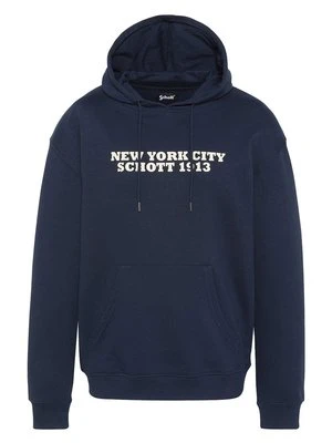 Bluza z kapturem Schott granatowy