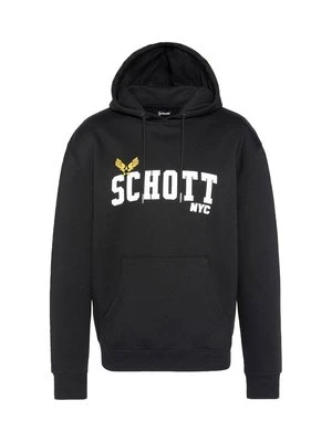 Bluza z kapturem Schott czarny