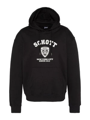 Bluza z kapturem Schott czarny