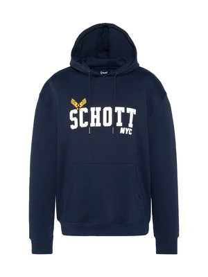 Bluza z kapturem Schott granatowy