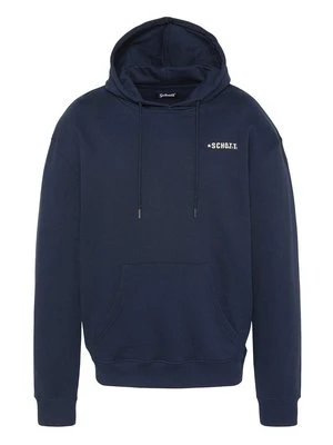Bluza z kapturem Schott niebieski