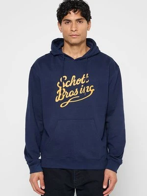 Bluza z kapturem Schott granatowy